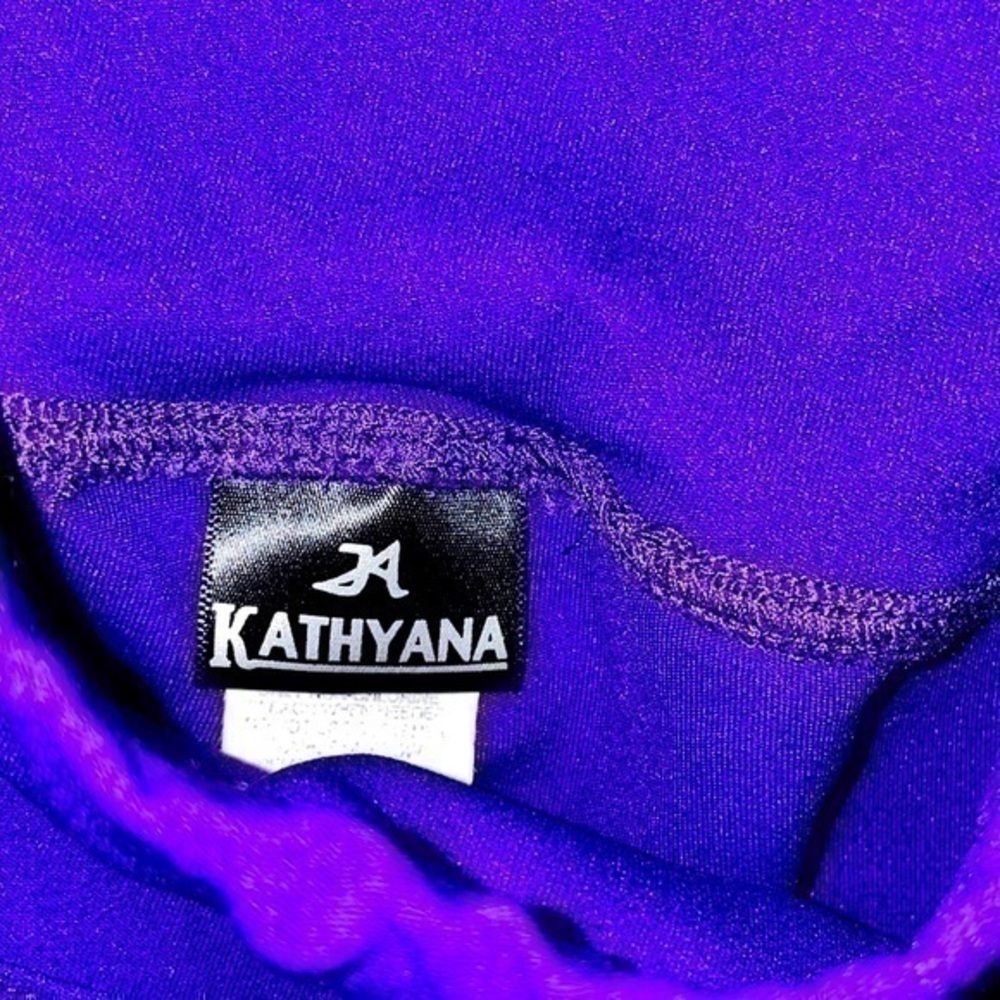 Kathyana bright contrast crop leggings tights capri fitness L gently preloved - Picture 7 of 8